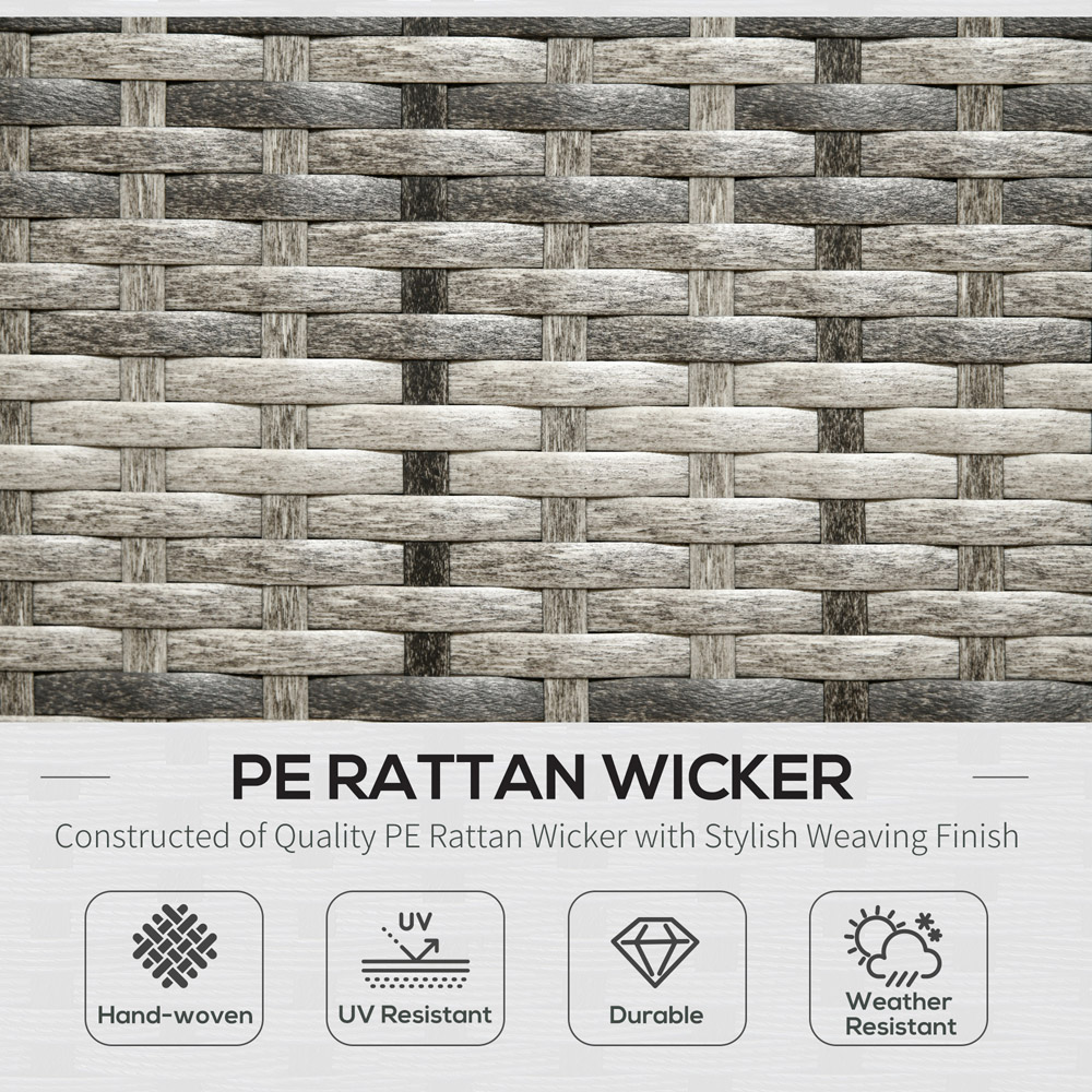 Outsunny 8 Seater Rattan Sofa Lounge Set Image 4