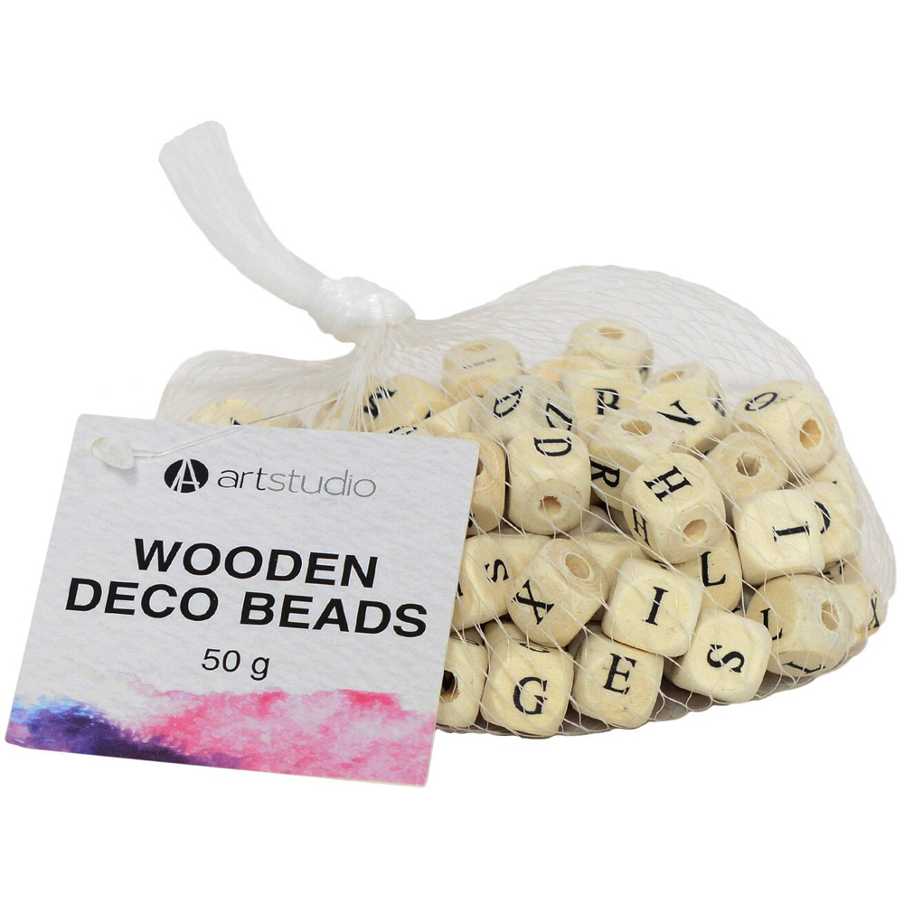 Art Studio Wooden Deco Beads Image 5