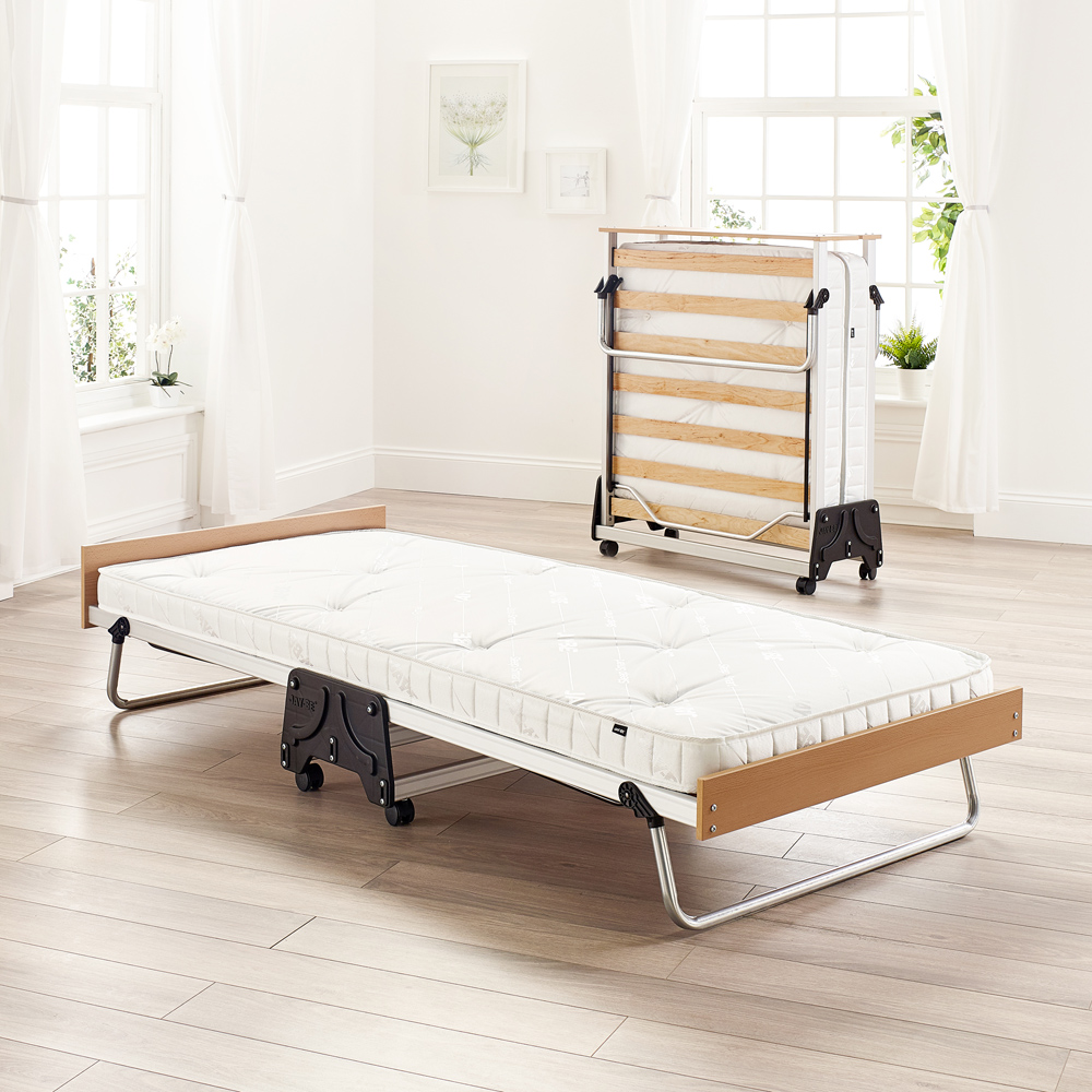 Jay-Be J-Bed Single Folding Bed with Anti-Allergy Micro e-Pocket Sprung Mattress Image 1