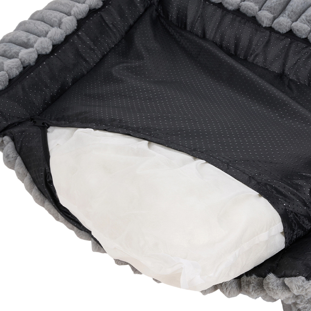 H&O Direct 76cm Super Soft Channel Warm Pet Sofa Bed Image 5