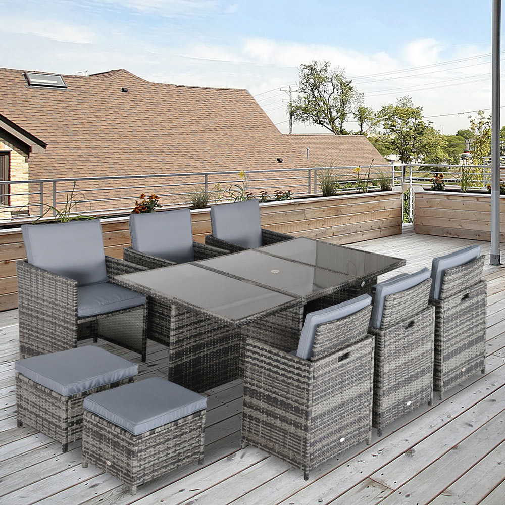 Outsunny rattan cube outlet