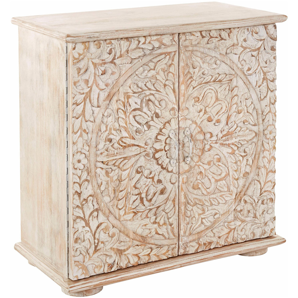 Loft24 Salim 2 Door Brown Sideboard Image 2