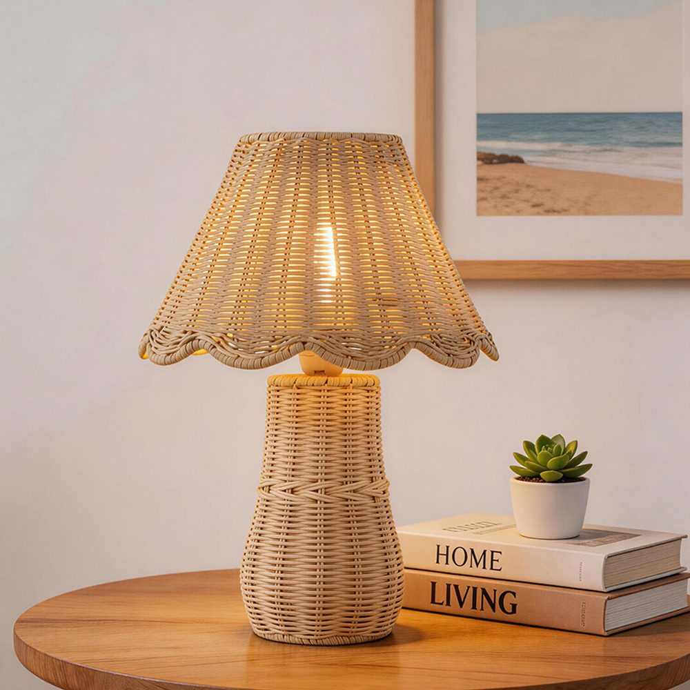 Isla Rattan Table Lamp Natural Image 5
