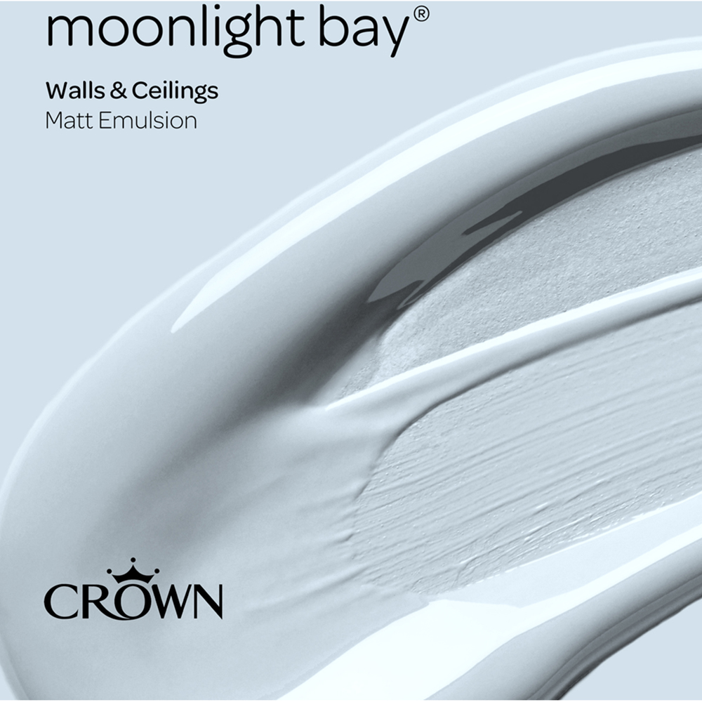 Crown Matt Breatheasy Moonlight Bay Emulsion Paint 2.5L Image 7