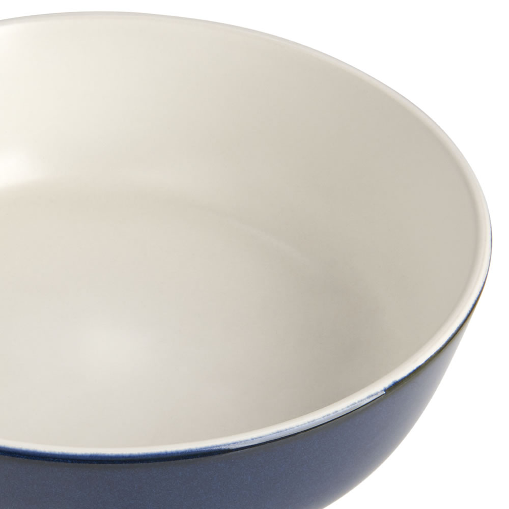 Wilko Dark Blue Reactive Glazed Bowl Image 3
