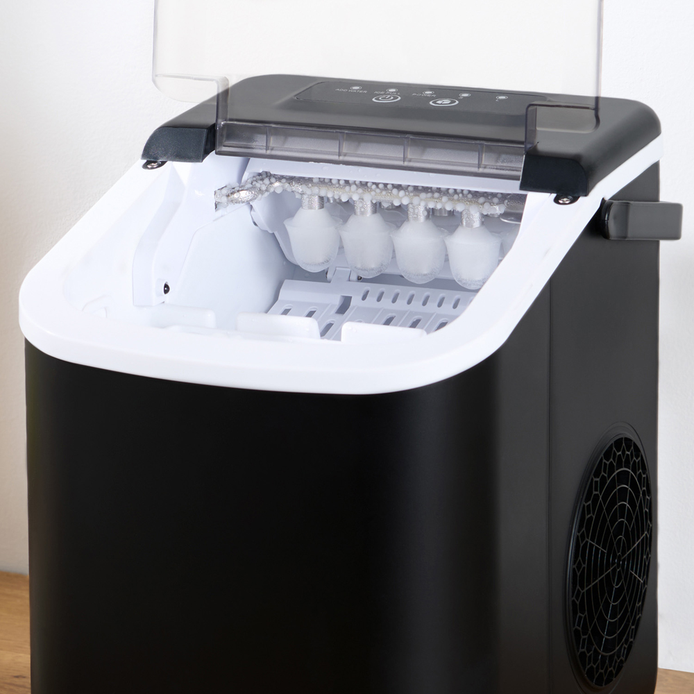 Kitchen Master Ice Cube Machine Black Image 4