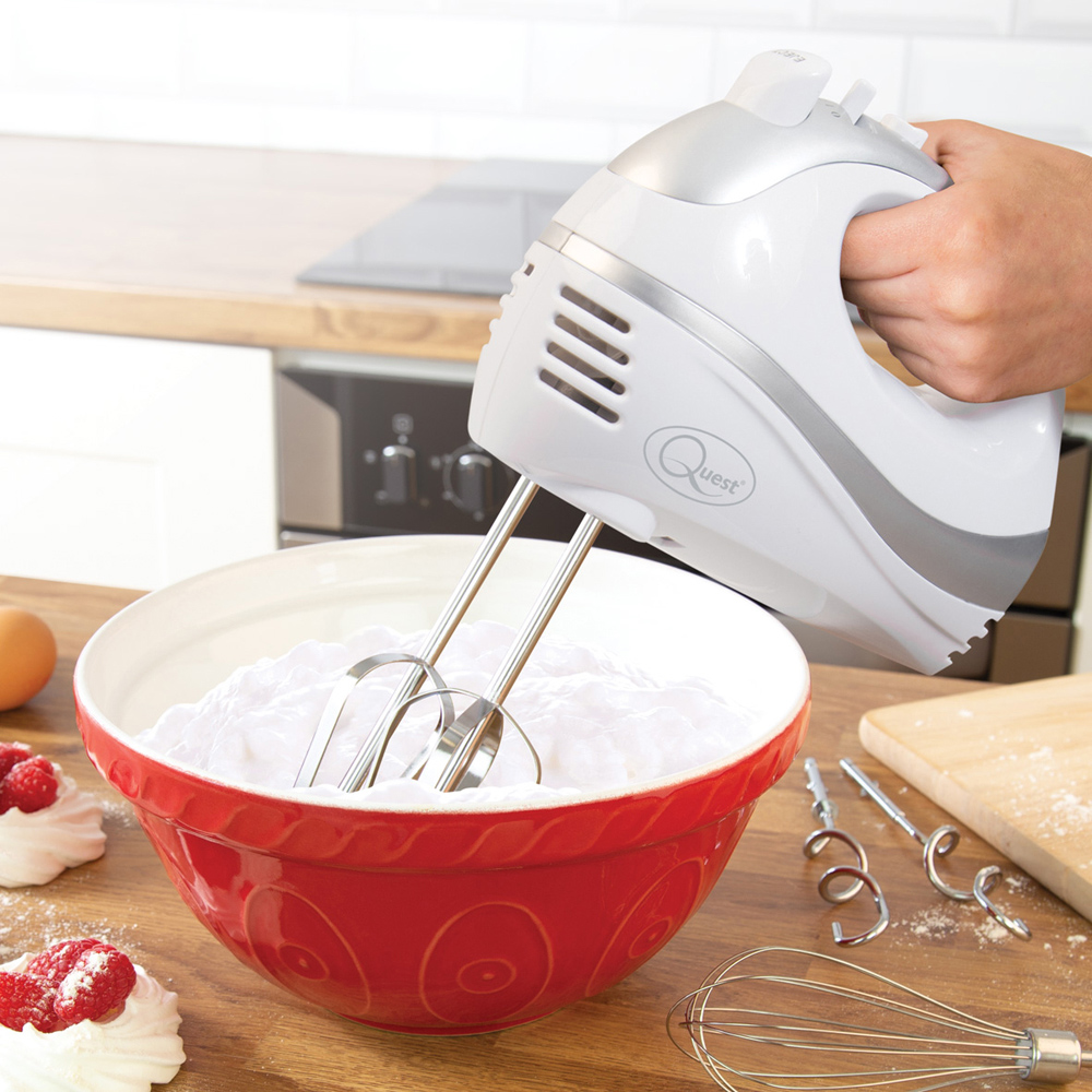 Benross White and Silver Professional Hand Mixer Image 5