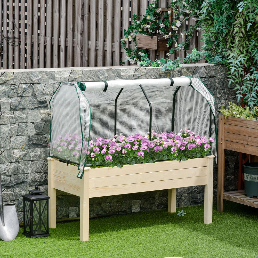 Outsunny Raised Garden Planter Bed 117 x 55 x 121cm Image 2