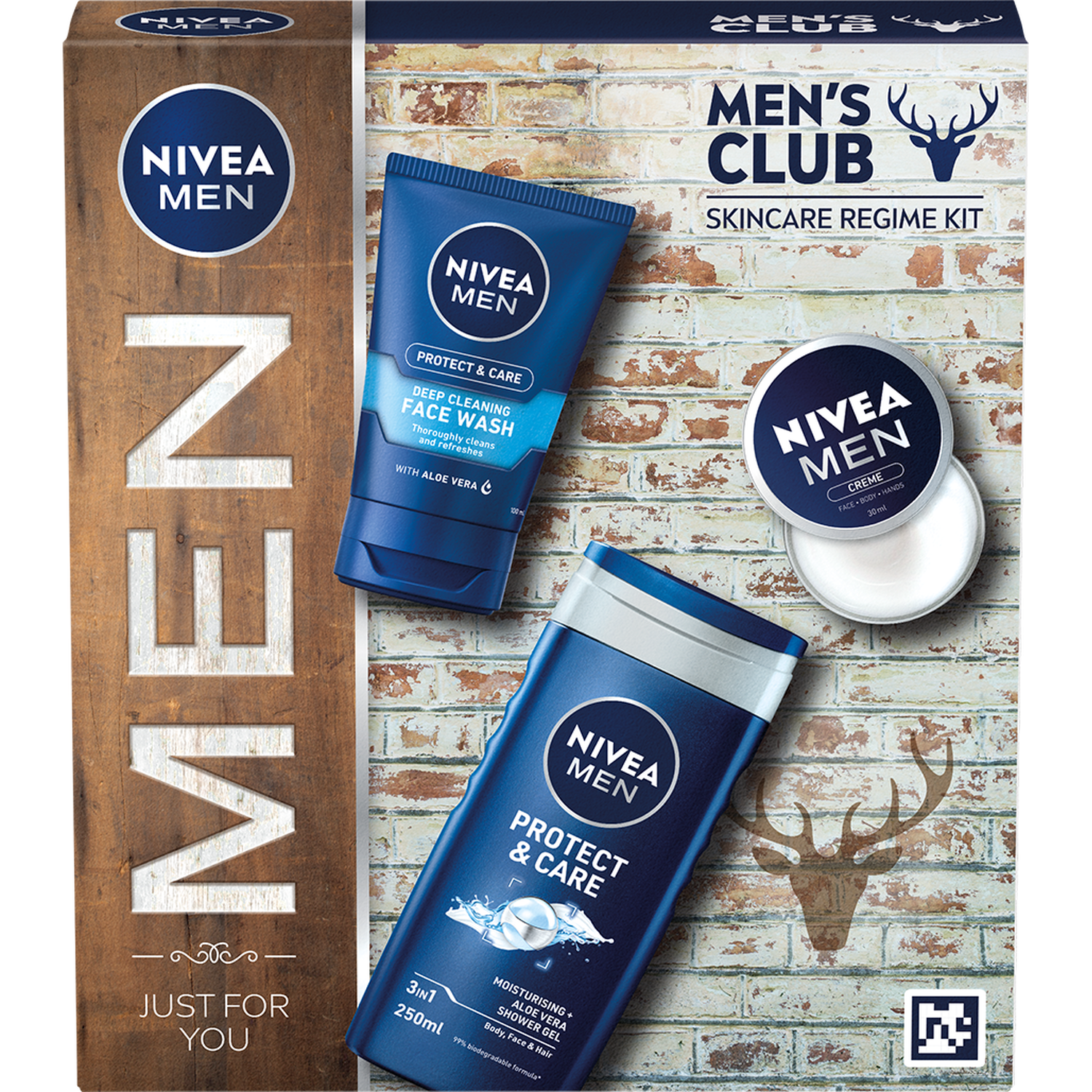Nivea Men's Club Skincare Regime Kit - Blue Image
