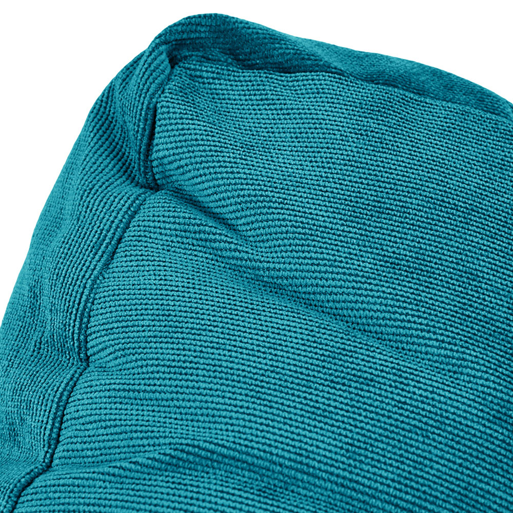 Living and Home Blue Soft Corduroy Chair Cushion 55 x 55cm Image 5