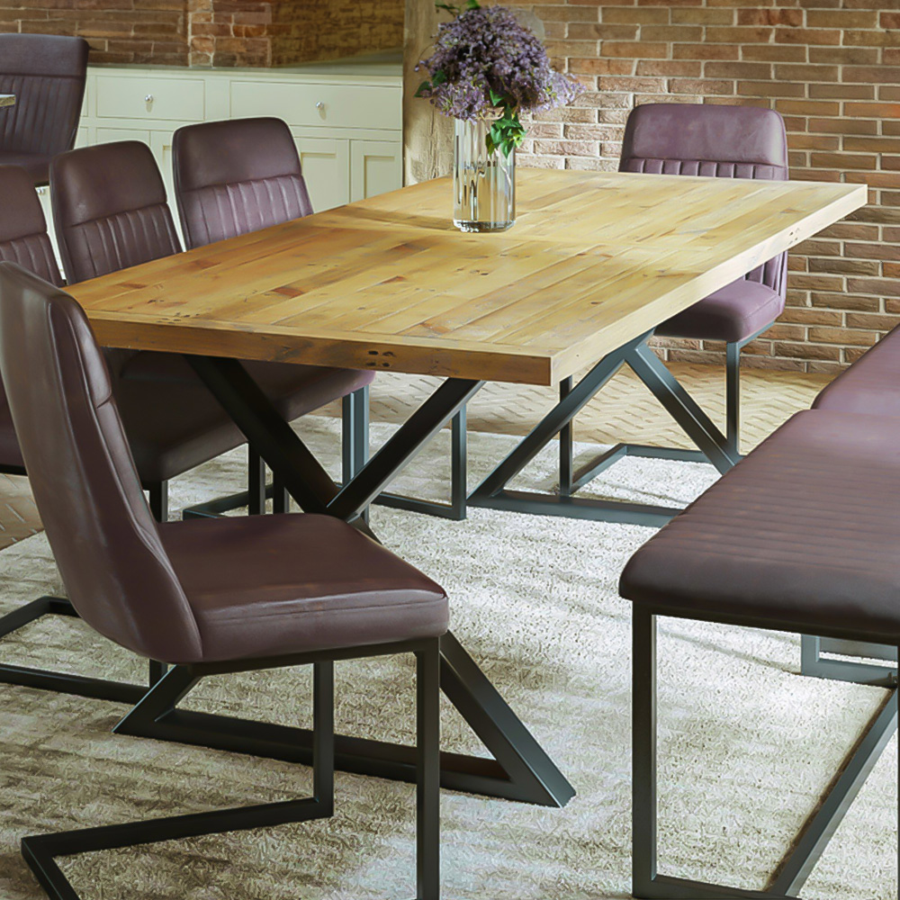 Baumhaus Urban Elegance 10 Seater Reclaimed Table Image 1