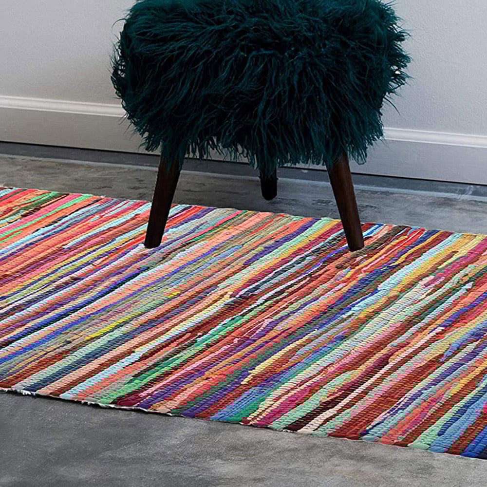 Allure Home Fashions Chindi Recycled Rag Rug 60 x 180cm Image 2