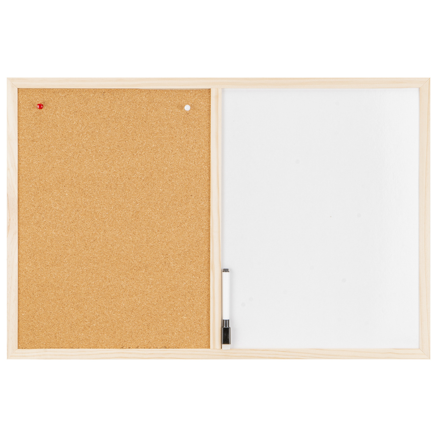 Whiteboard and Cork Board Notice Board Image