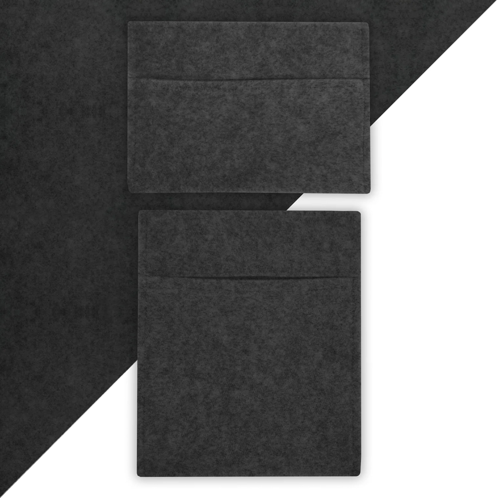 Monster Shop Anthracite Grey Van Carpet Lining and Storage Pouches Set Image 1