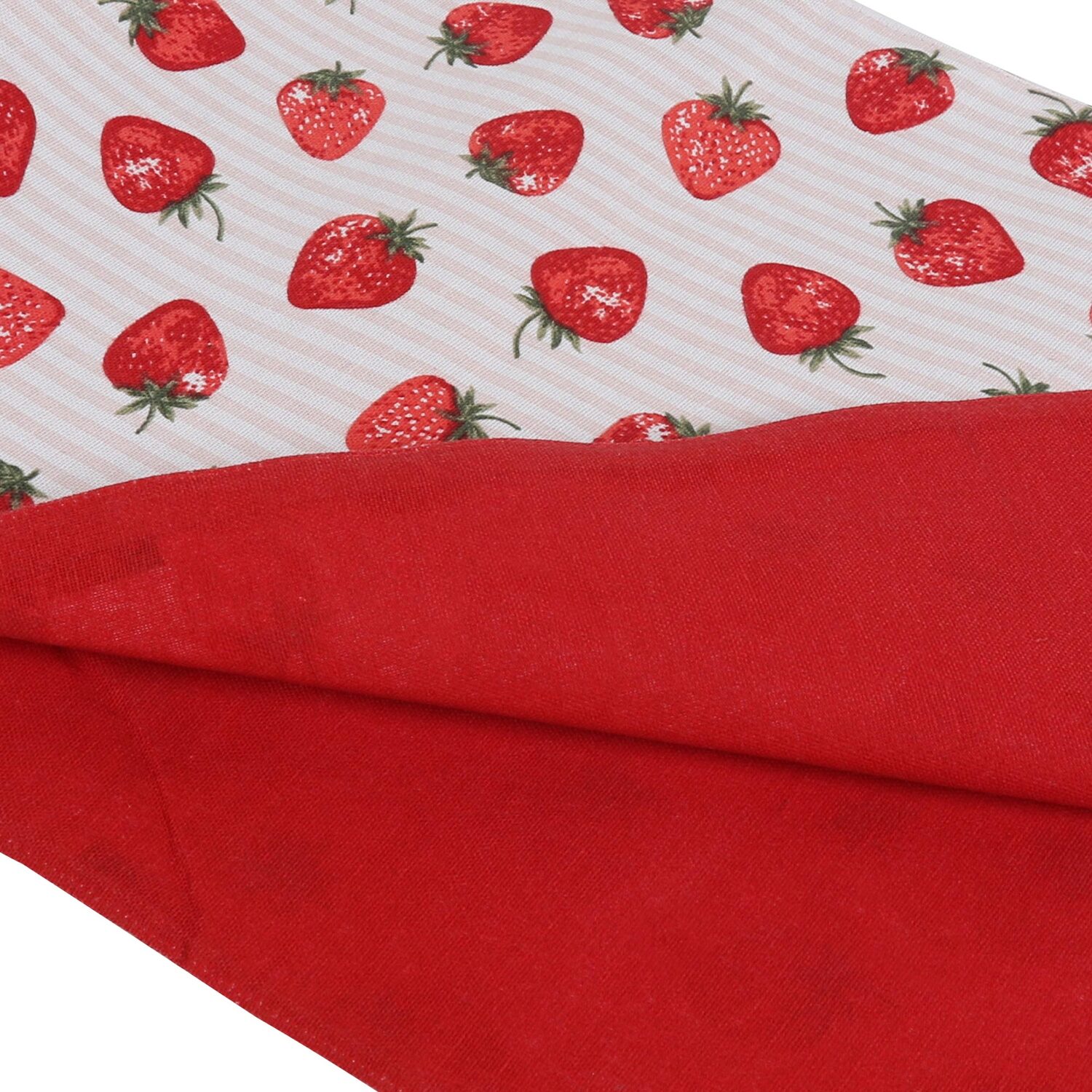 My Home Strawberry Table Runner - Red Image 2