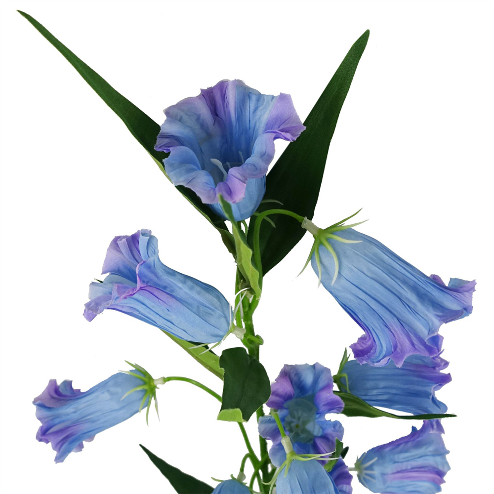 Leaf Blue Trumpet Artificial Stem 100cm 6 Pack Image 4