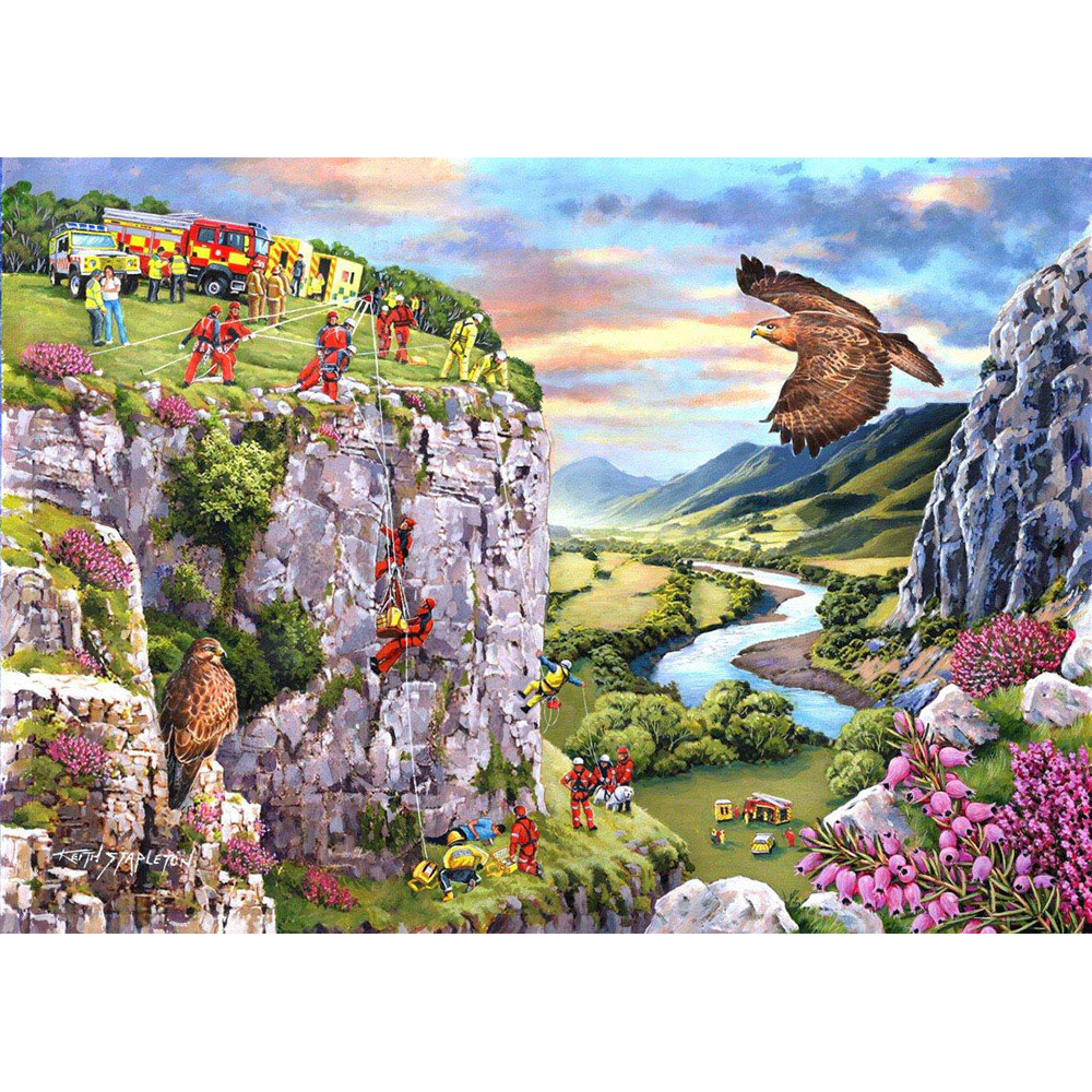 The House of Puzzles Everyday Heros 1000 Piece Jigsaw Puzzle Image