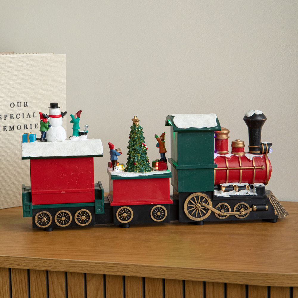 Samuel Alexander LED Light Musical Choo Choo Snow Scene Christmas Train 34cm Image 8