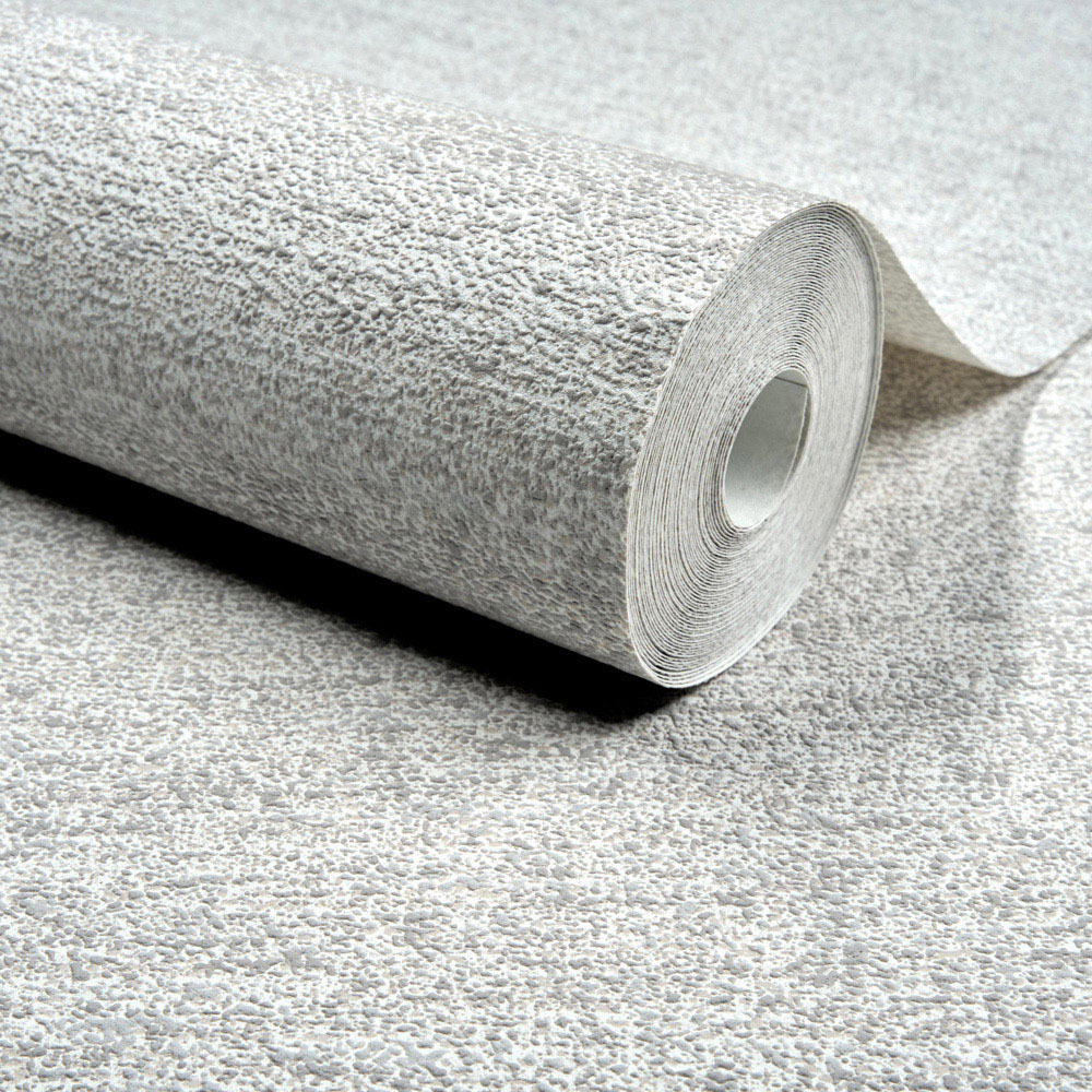 Grandeco Omura Boucle Twill Grey Wallpaper Image 2