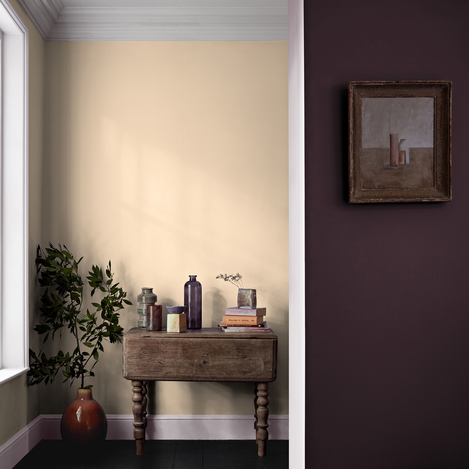 Crown Walls & Ceilings Soft Cream Mid Sheen Emulsion Paint 2.5L Image 5
