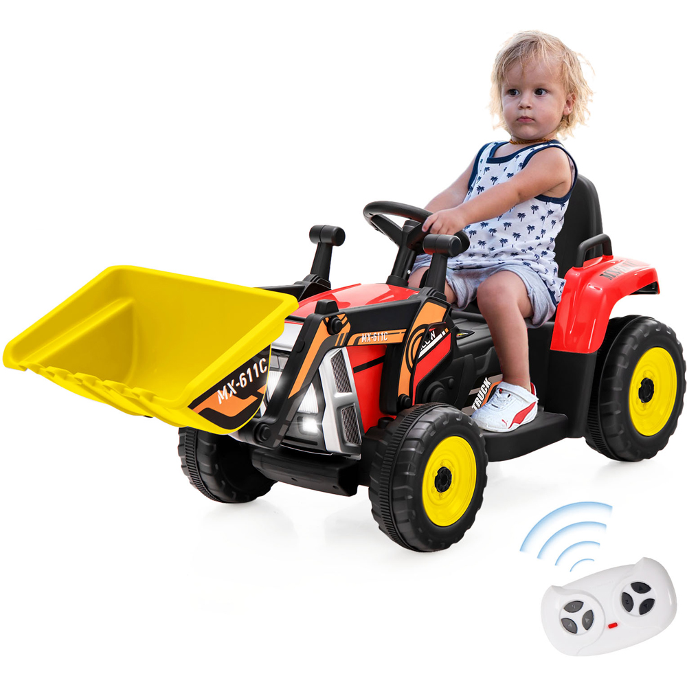Costway Red Battery Powered Loader Digger Image 4