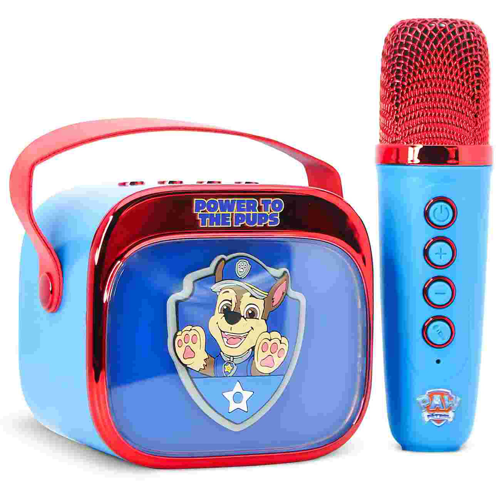 OTL Paw Patrol PopSing LED Light-Up Wireless Karaoke Speaker and Microphone Image 4