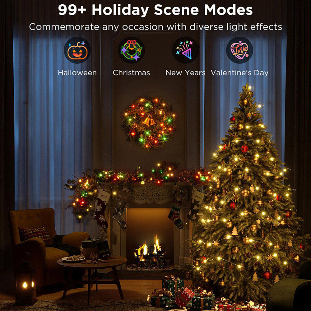 Govee RGBIC Christmas String Wall Light 10m Image 5