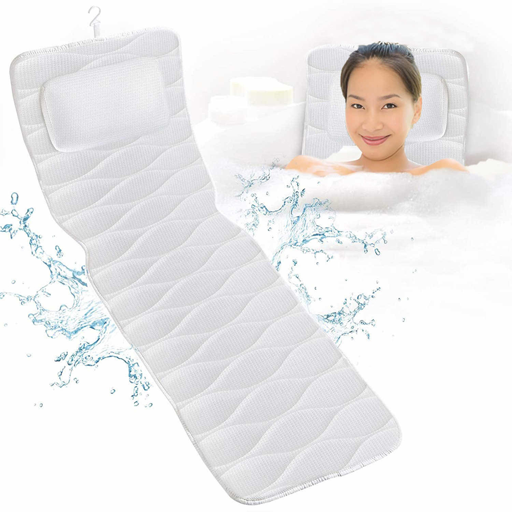 Avilo White Body Bath Pillow 118cm Image 4