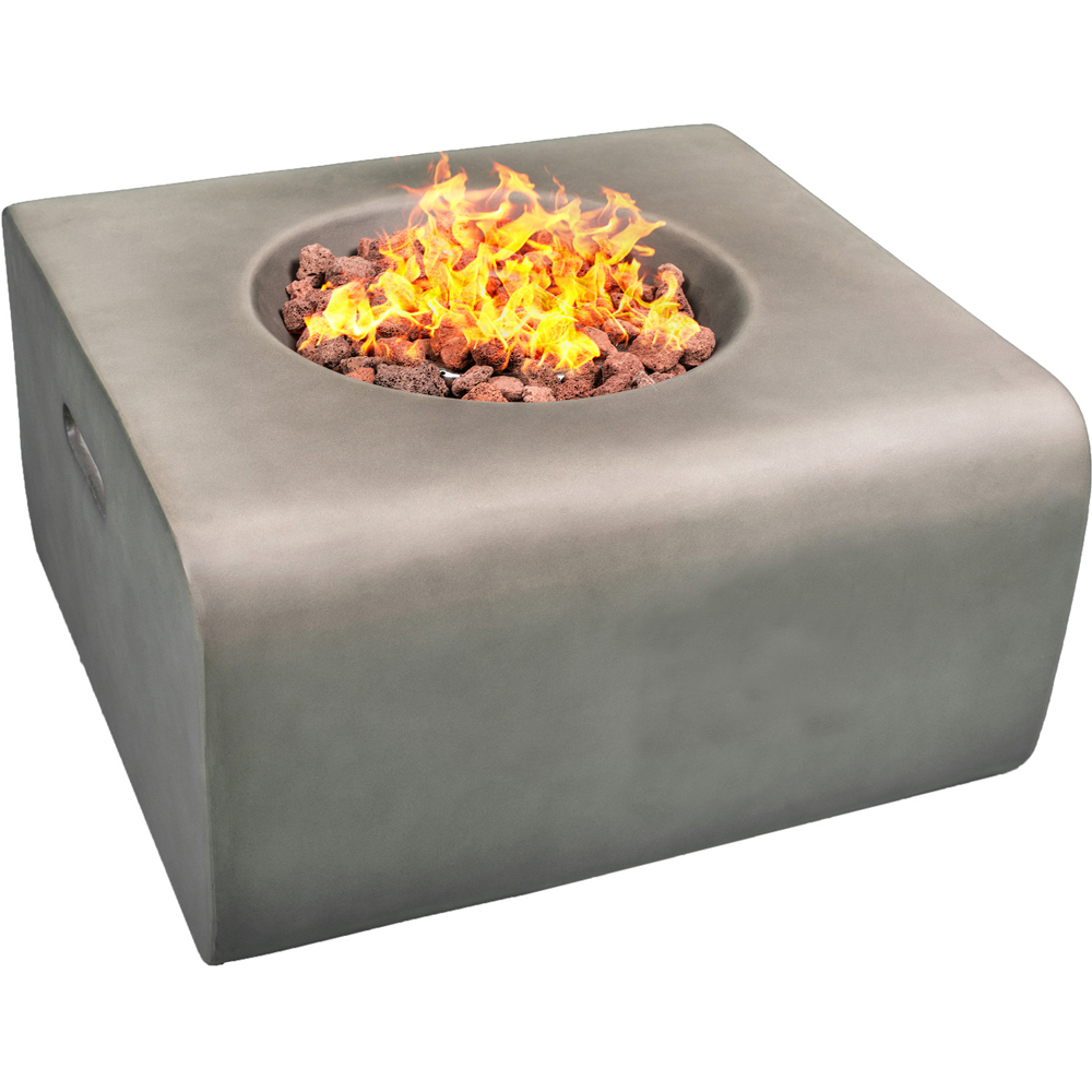 Centurion Supports Fireology Adelphi Dark Grey Eco Stone Effect Gas Fire Pit Image 4