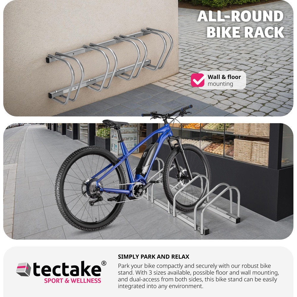 tectake 4 Space Bike Rack Image 3