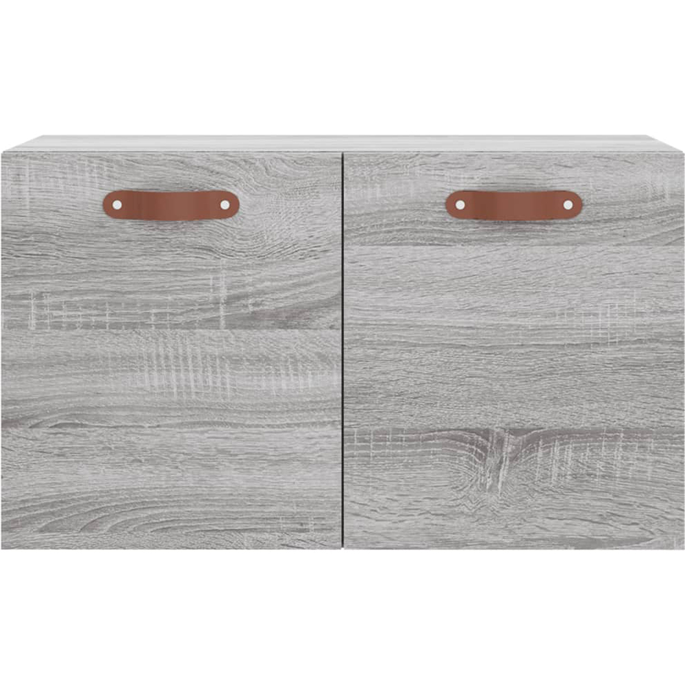 vidaXL 2 Door Grey Sonoma Oak Wall Cabinet Image 3