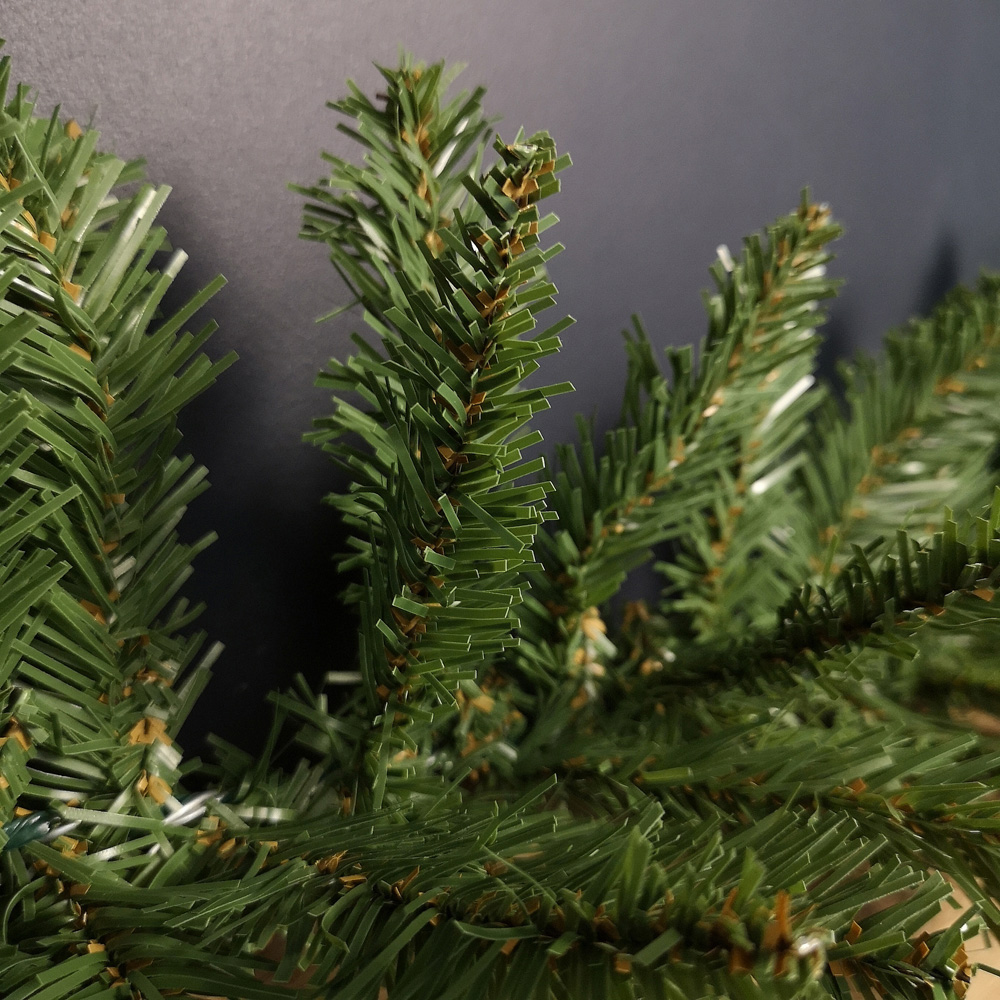 Samuel Alexander Plain Christmas Garland Green 270cm Image 6