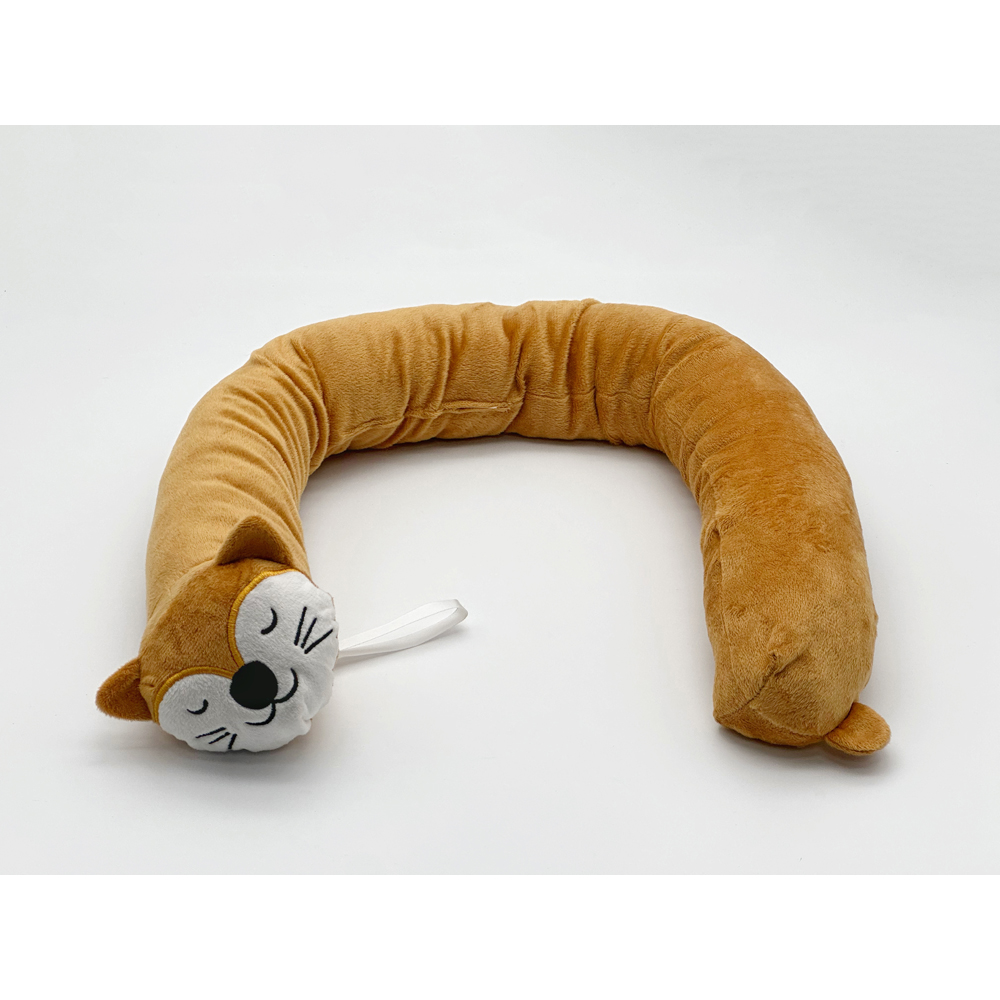 Avilo Curled Sleepy Cat Soft Draught Excluder Image 5