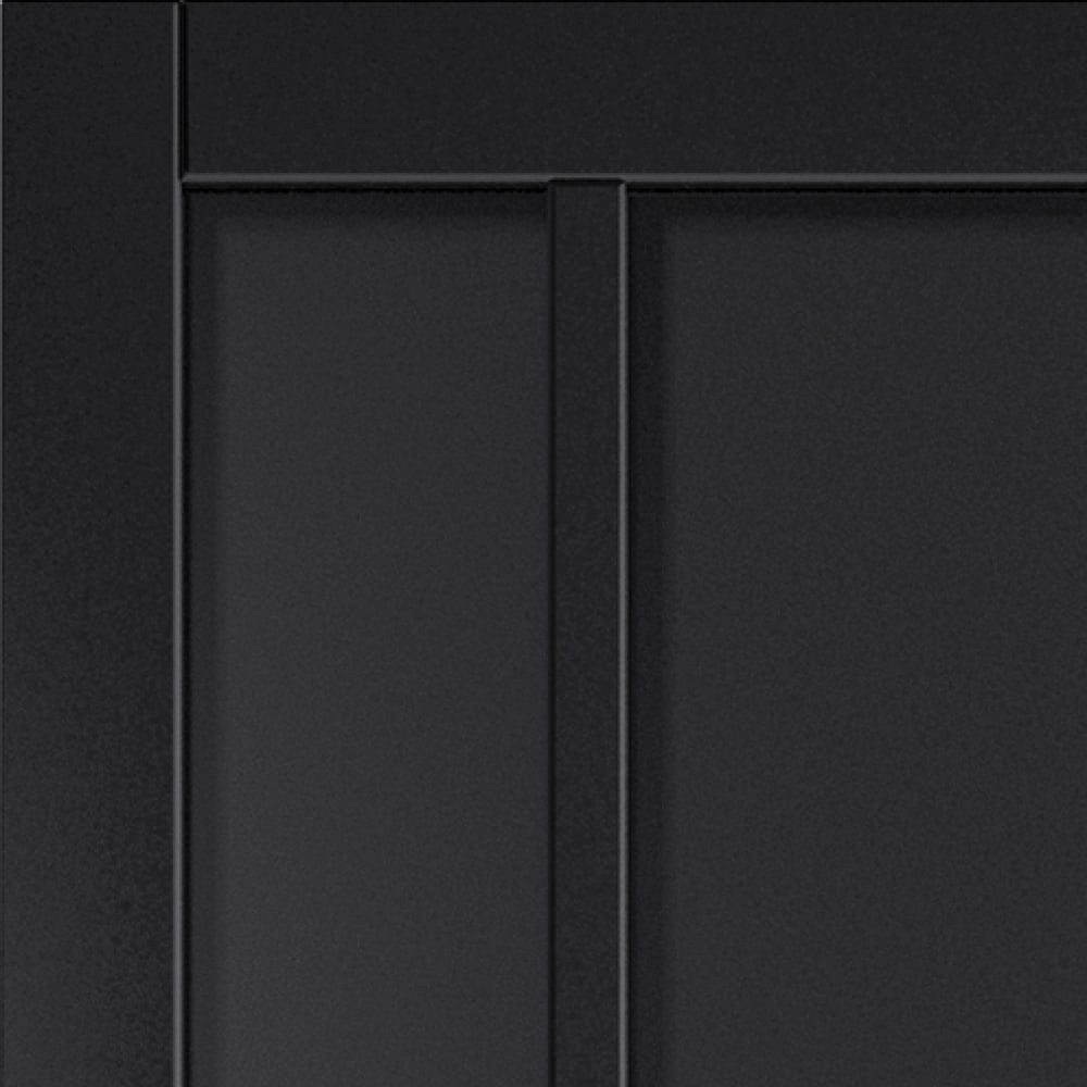 JB Kind City Urban Industrial Black Art Deco Style Internal Door 1981 x 762mm Image 3