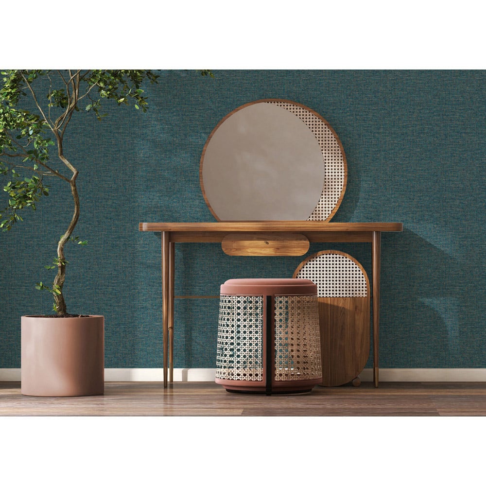 Esselle Home Artisan Weave Navy Wallpaper Image 7