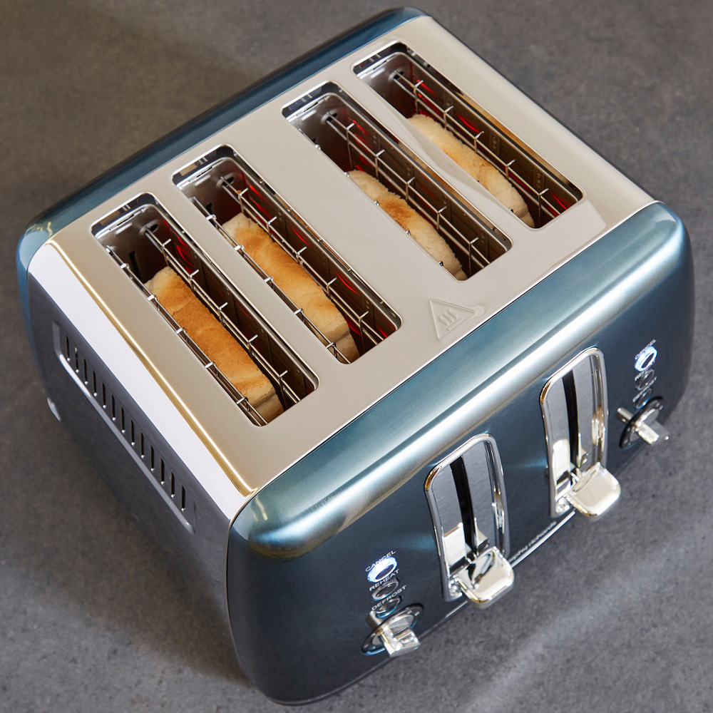 Morphy Richards Accents 242049 Blue 4 Slice Toaster 2200W Image 9