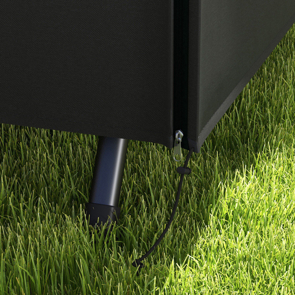 Outsunny Black Garden Furniture Protector Cover 164 x 205 x 124cm Image 8