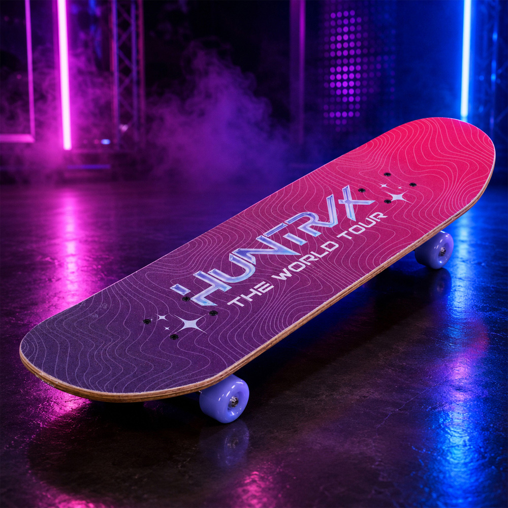 K-Pop Demon Hunters Takedown Kids Yong Xing Skateboard Image 2