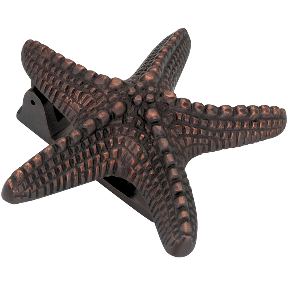 Spira Brass Aged Bronze Starfish Door Knocker Image 3
