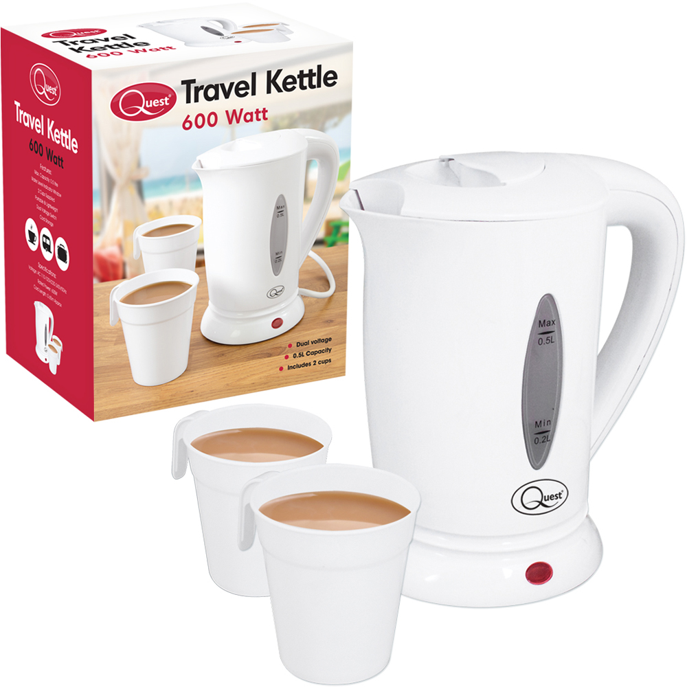 Benross White 0.5L Travel Kettle Image 3