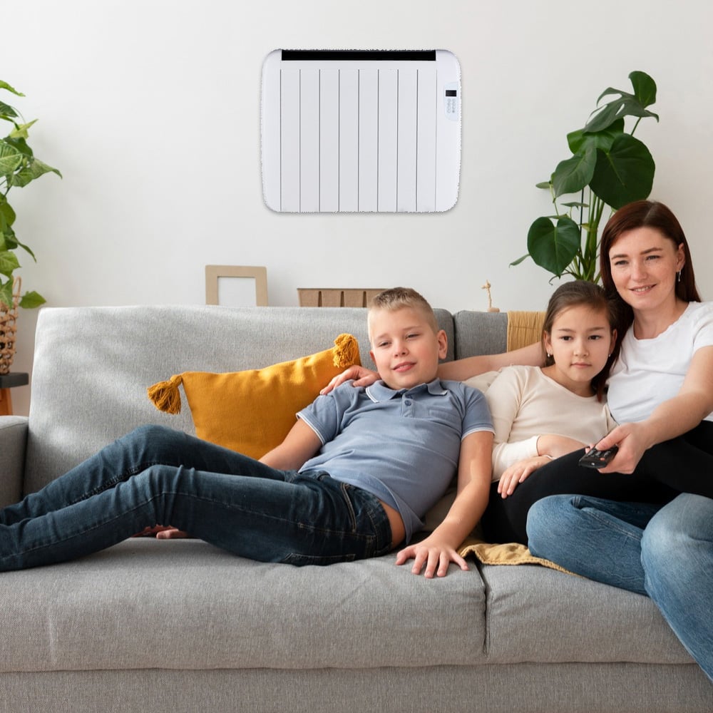 Ener-J Smart White Electric Wall Heater 1200W Image 2