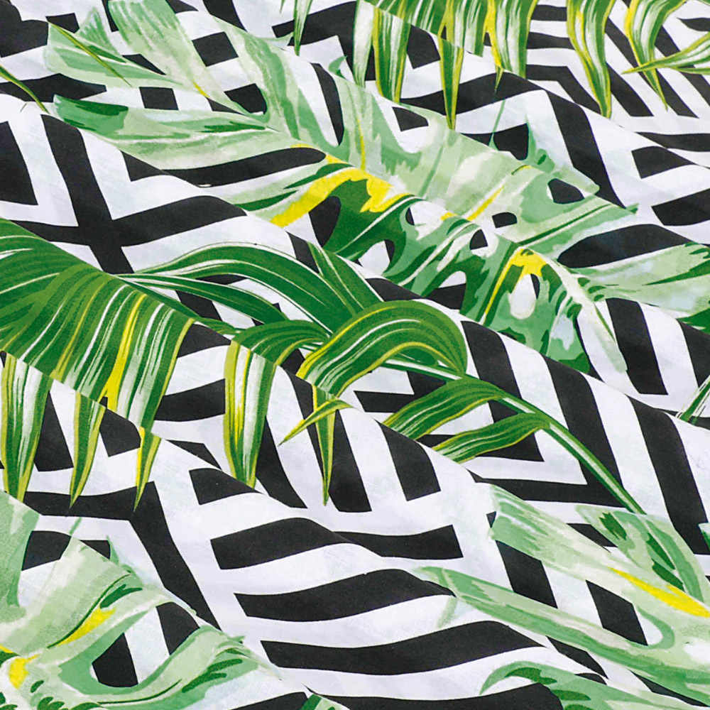 Velosso EasyCare Single Ethnic Leaf Reversible Duvet Set Image 3