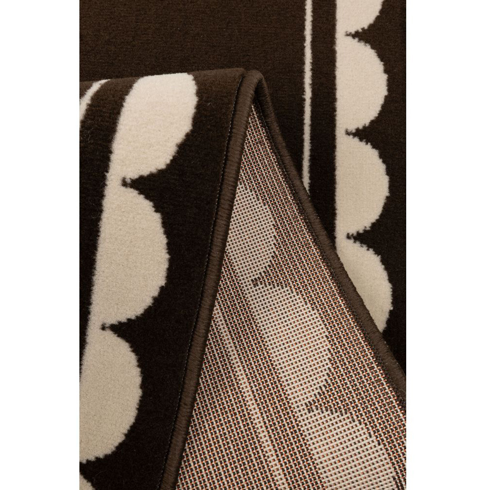 Homemaker Maestro Scallop Chocolate Runner 67 x 200cm Image 4