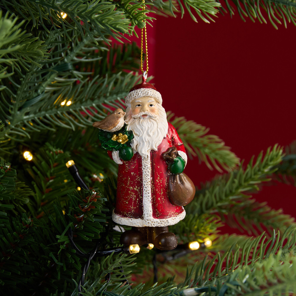 Santa Claus Hanging DecorationRed Image 2