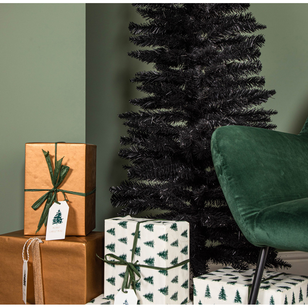 Samuel Alexander Black Pencil Pine Artificial Christmas Tree 6ft Image 6