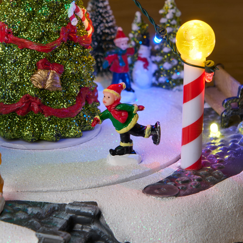 LED Christmas Tree Village Model Image 4