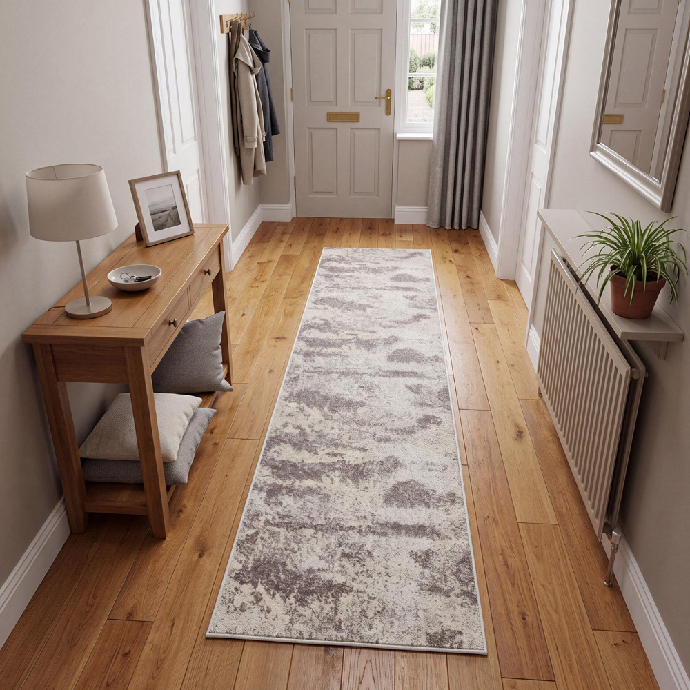 Arthouse Muse Haze Grey Runner 60 x 230cm Image 5