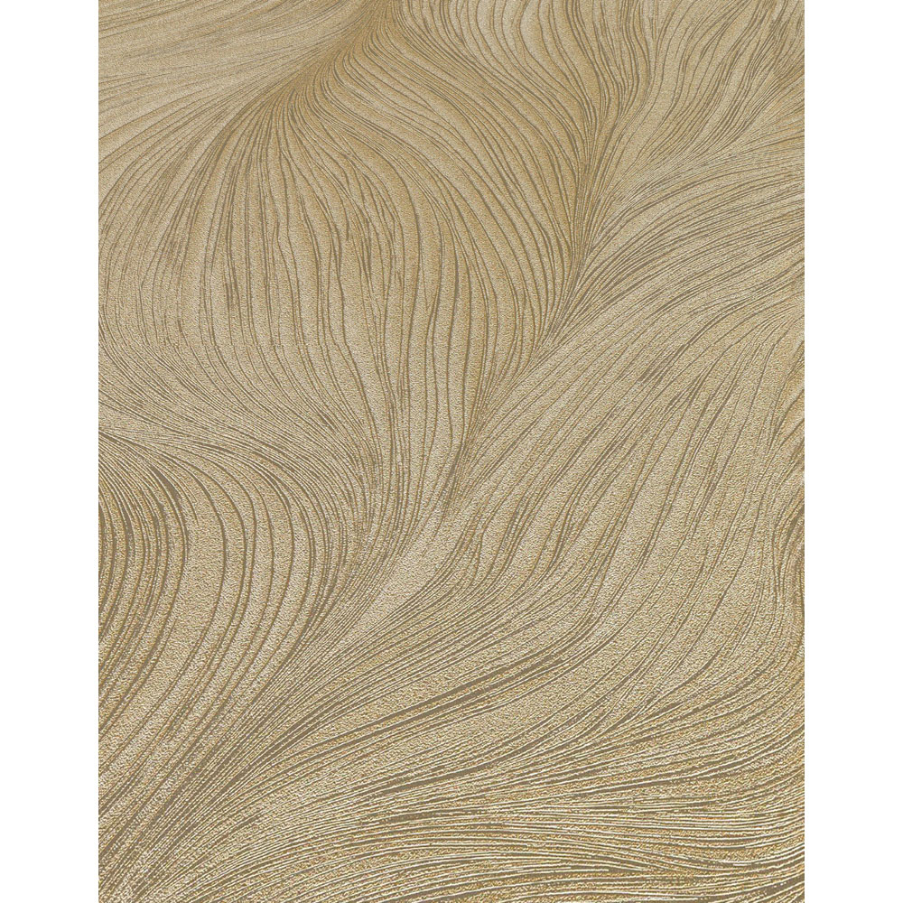 Erismann Waves of Light Gold Vinyl Wallpaper Image 5