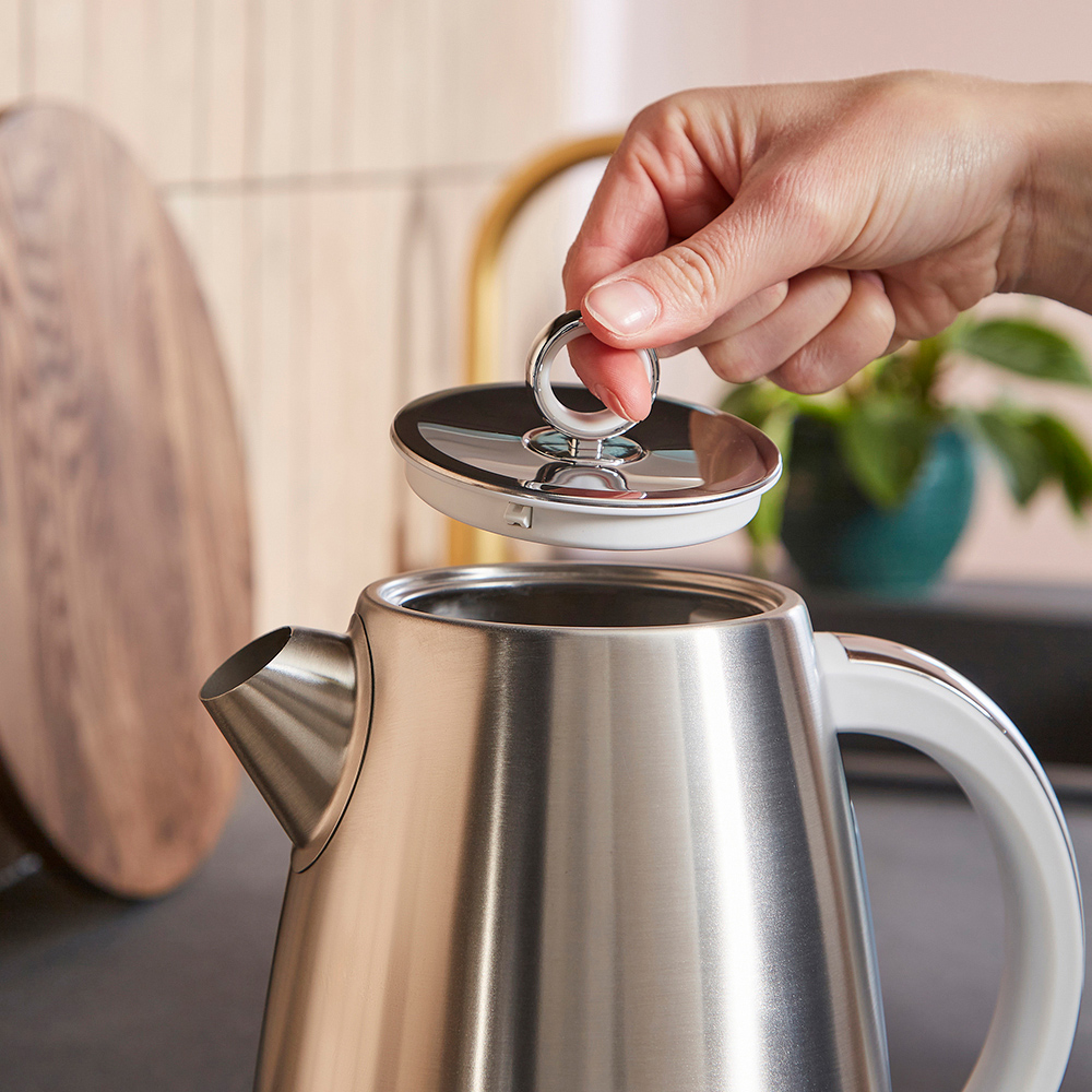 Morphy Richards Mexborough 102903 White Trim Stainless Steel 1.7L Kettle Image 7