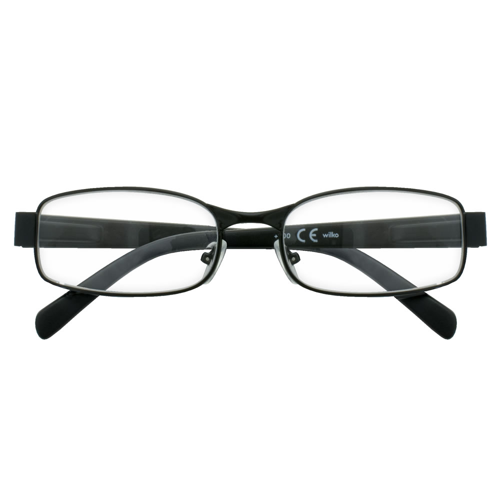 Wilko Square Plastic Reading Glasses 1.5 Image 2
